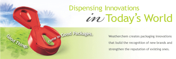 Having trouble viewing this image?  Please enable pictures.  Weatherchem creates packaging innovations that build the recognition of new brands and strengthen the reputation of existing ones.